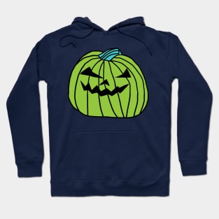 Big Green Halloween Horror Pumpkin Hoodie